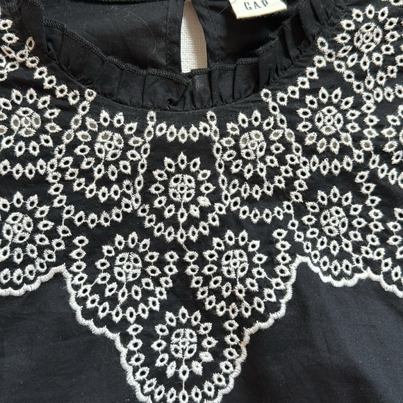 NWOT Gap size small blouse black and white 100% cotton - Picture 3 of 4
